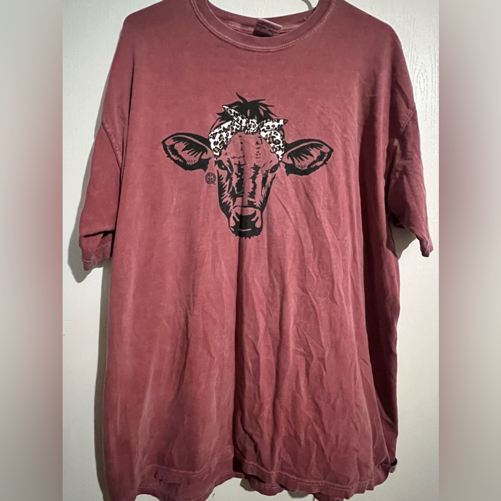 Comfort Colors Cow Tee